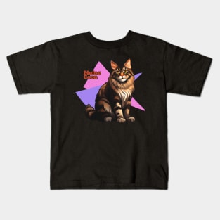 Maine Coon Cute Kids T-Shirt